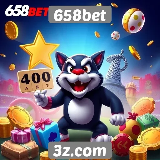 Variedade de jogos disponíveis no 658bet