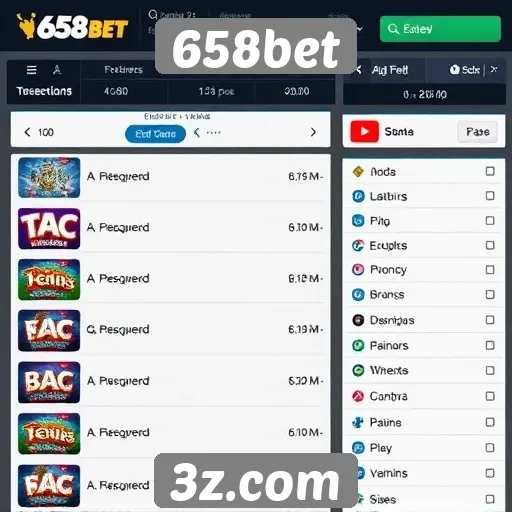 Principais jogos oferecidos na plataforma 658bet